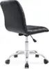 Modway Ripple Ribbed Armless Mid Back Swivel Computer Desk Office Chair In Black 6