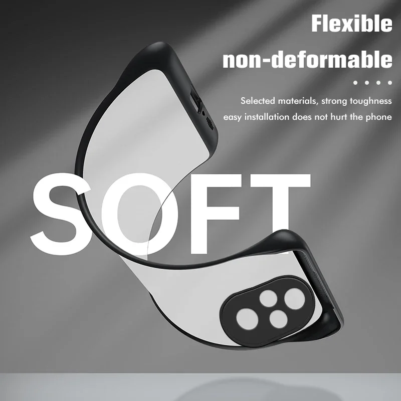 Ultra Thin Frameless Translucent Matte Phone Case – Elegant Hard Back Cover