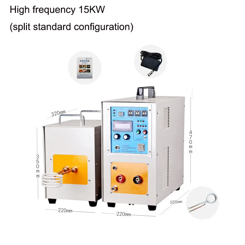 Appareil de Chauffage par Induction à Haute Fréquence, Équipement de Trempe  et de Recuit, Machine de Soudage à Haute Mort, Four de Fusion des Métaux