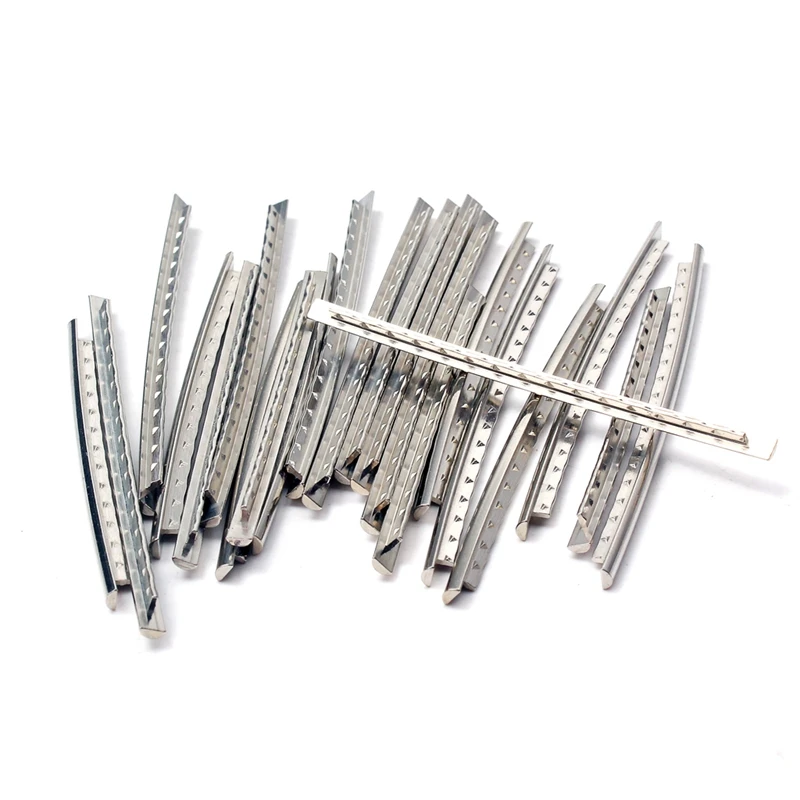 

24Pcs/ Set Stainless Steel Guitar Fret Wire 24 Fingerboard Frets 2.7Mm For Acoustic Guitar Parts