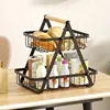 2/3 Tiers Storage Rack Multi-Purpose Fruit And Vegetable Basket Countertop Storage Shelf for Bathroom Home and Kitchen Organizer 6