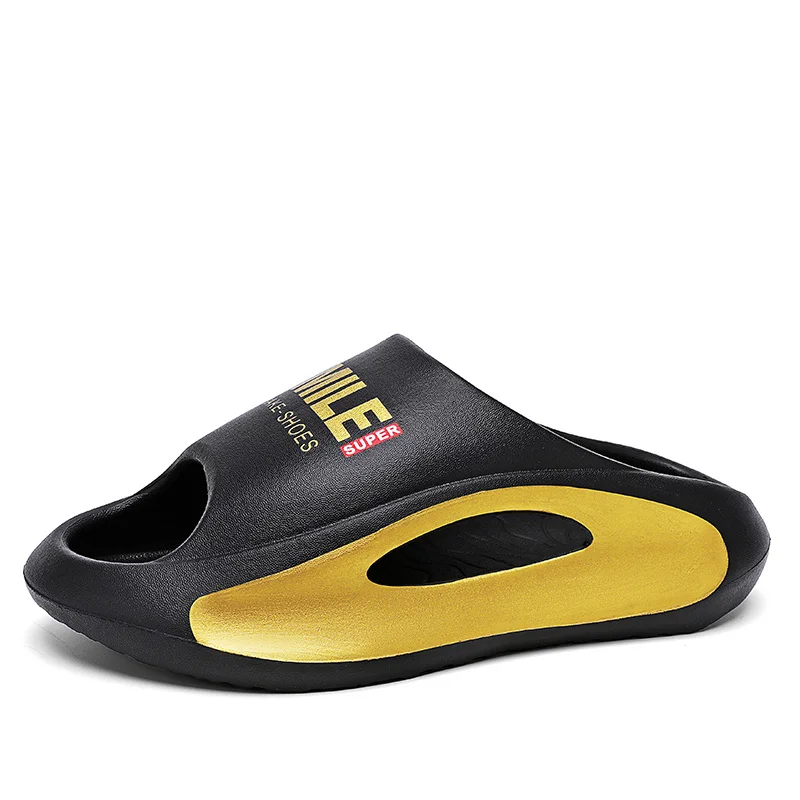 Papuče pre mužov Protišmykové sandále s hrubou podrážkou Vankúš s otvorenou špičkou Plážové papuče pre letné papuče do interiéru vonku_voghion.com
