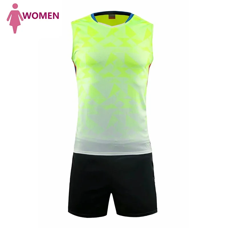 Volleyball Set Uniforms sleeveless Shirts with shorts Men Women badminton shirt Tennis jerseys Team training Top quality
