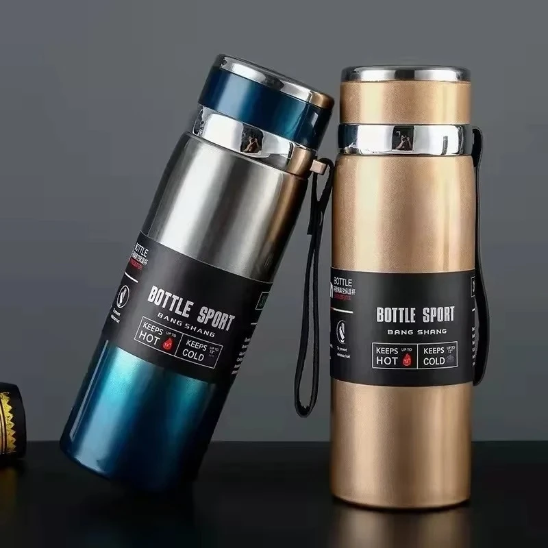 1L Thermal Water Bottle Keep Cold and Hot Water Bottle Thermos for Water Tea Coffee Vacuum Flasks Stainless Steel Thermos Bottle view 5
