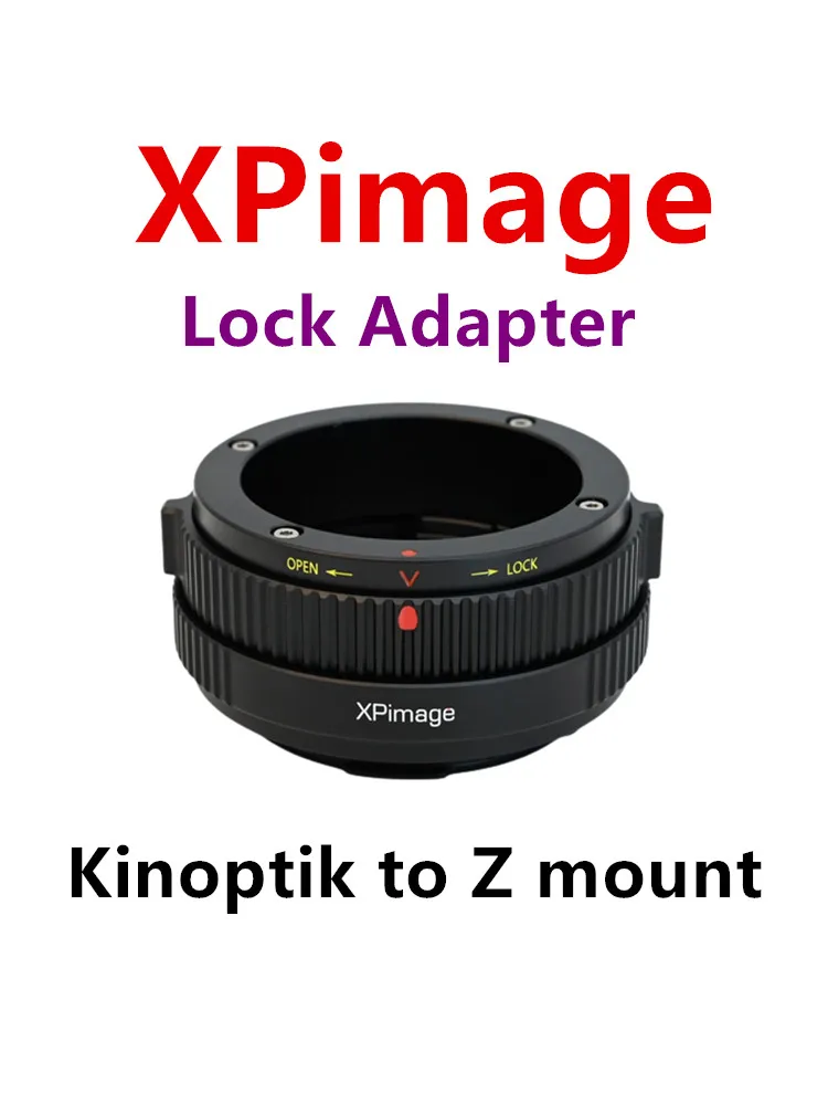 

XPimage Adapter for Kinoptik Cameflex Lens to Nikon Z Full Frame Mirrorless Camera,Z mount Z5 Z6II Z50 Z6 Z7II Z9 ZFC Leica APO