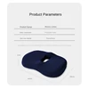 A53Q-Memory Foam Cushion Slow Rebound Office Chair Cushion Support Pillow Sedentary Buttock Pain Relief Massage Cushion 3