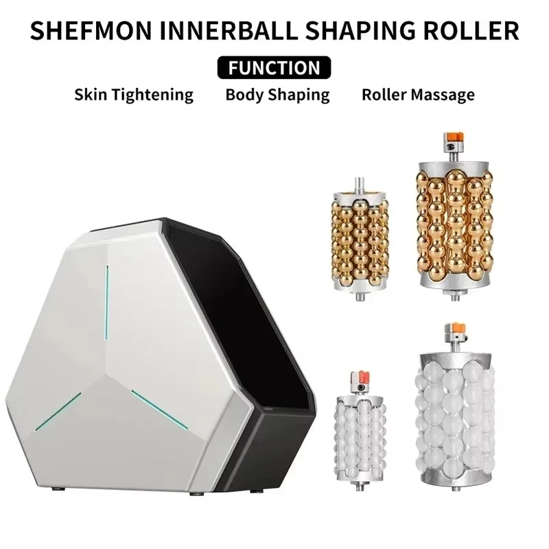 2024 New Professional 360 Degree Rolling Cellulite Massage 9D Vacuum Inner Ball Roller Massage Machine For Lymphatic Drainage 4