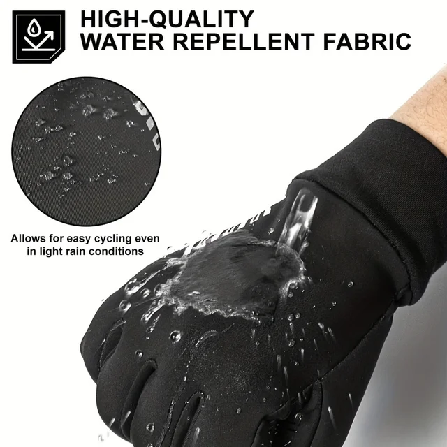 Guanti Termici Invernali Touch Screen - Impermeabili, Antivento, Per Sci, Ciclismo E Attività Outdoor - Foto 4