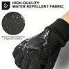RIGWARL Winter Cycling Gloves Men Gloves Touch Screen Windproof Sports Gloves Warm Thermal Fleece Running Ski Cycling Gloves 6