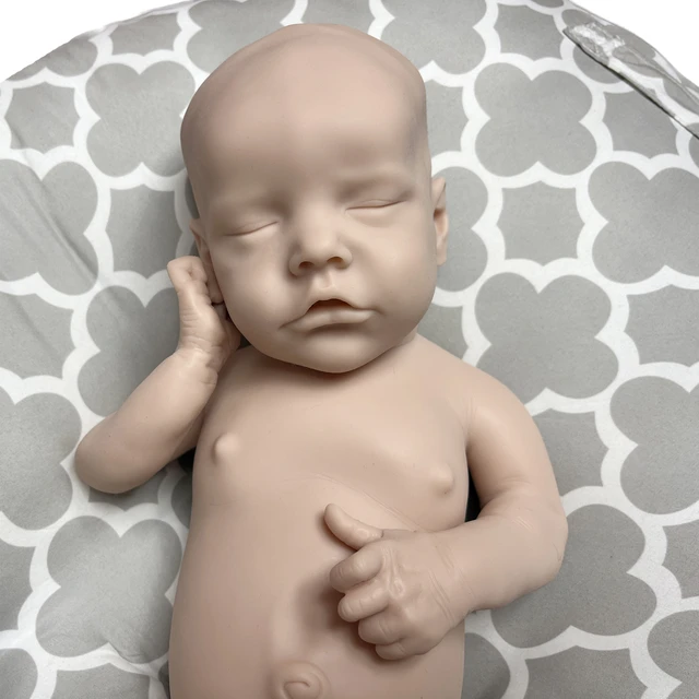 Bebe Reborn 18 Full Solid Silicone Reborn Doll Twins A&B Handmade Painted  Sleeping Baby Doll Boneca