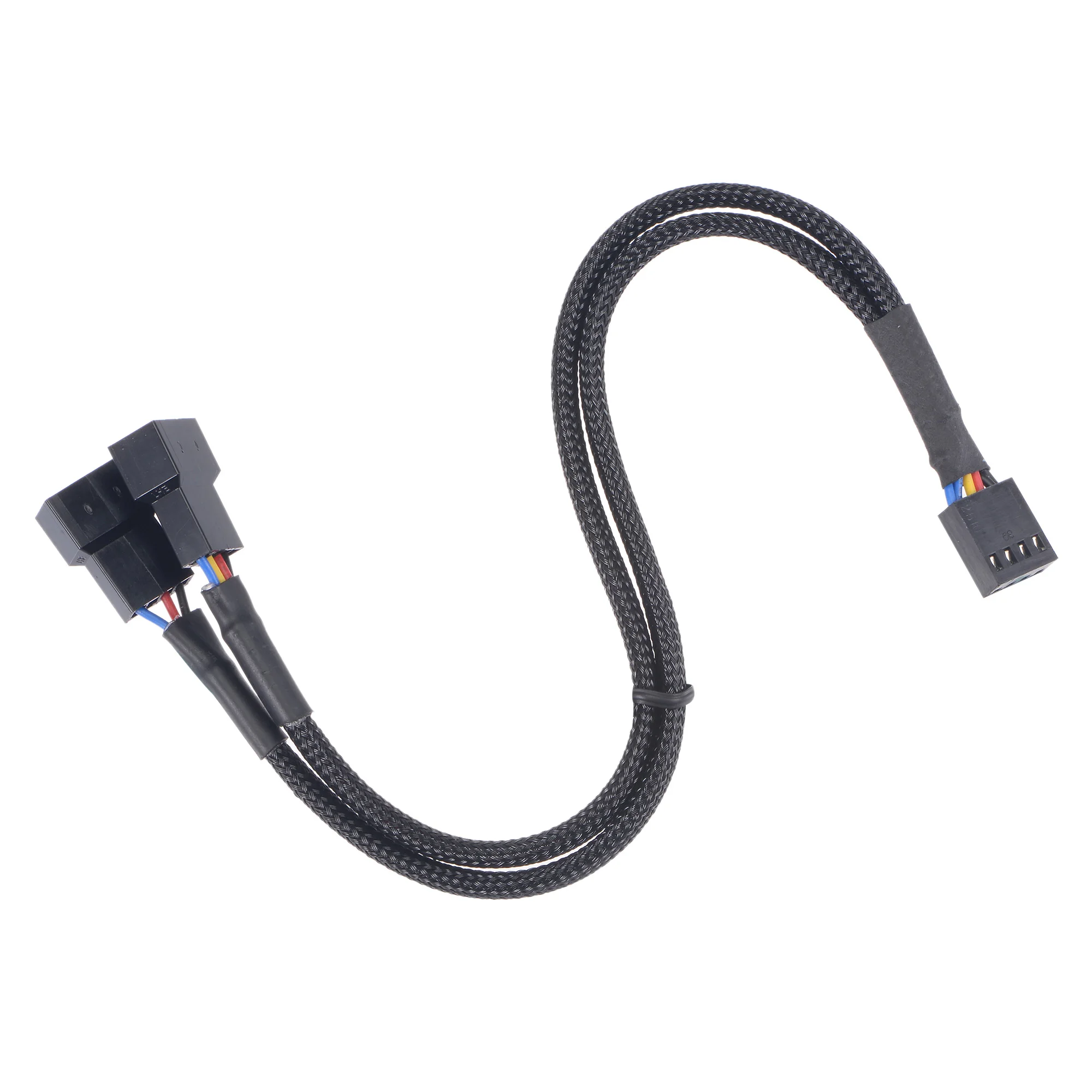 1/2Pcs Fan Splitter Cable 1 to 2/3 Plug / Male to Female 4 Pin Computer Fan Power Extension Cable Converter For Matherboard CPU