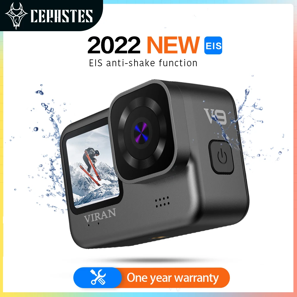 CERASTES2022New4K60FPSWiFiAntishakeActionCameraGoWithRemote