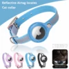 1pc Reflective Pet Collars with Airtag Case Collar for Cats with Protective Case for Anti Lost Locator Tracker Dog Accessories 1