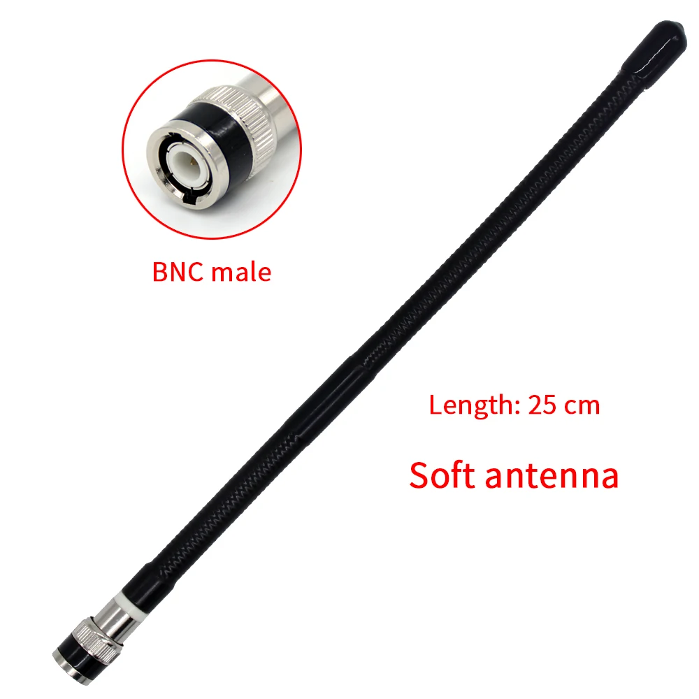 1 Pz Cb Palmare Walkie Talkie Yinitone 27Mhz Bnc Antenna Radio Bidirezionale Per Kenwood Cobra Midland 253 Maxon President Anytone