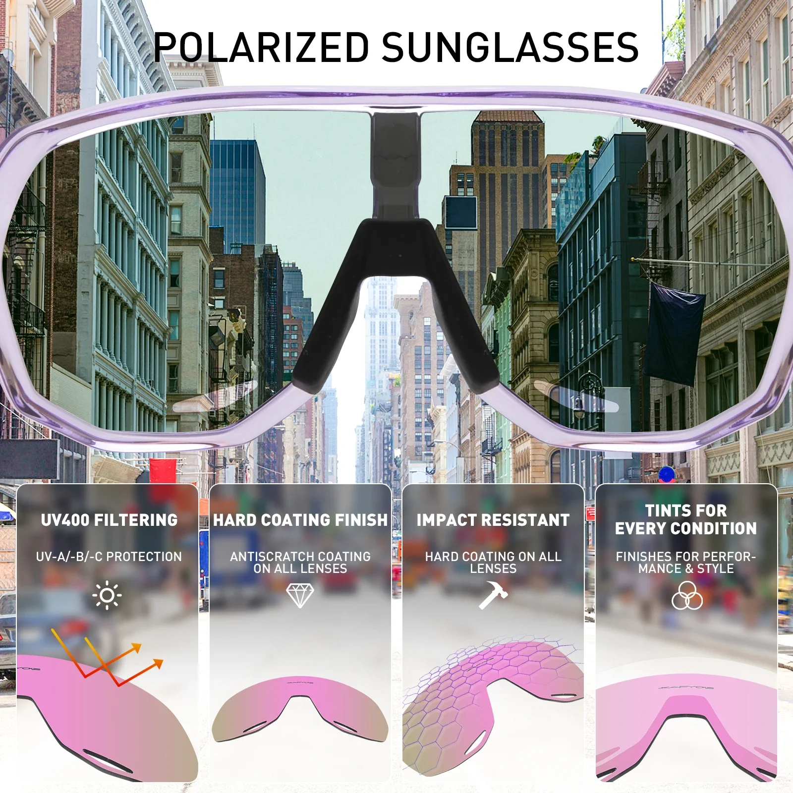 Polarized Fishing Sunglasses Outdoor Sports Cycling Road UV400 Protective