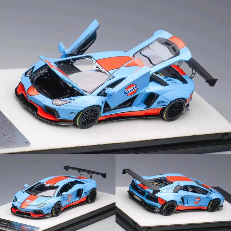 

PGM 1:64 LP700-4 LBWK Gulf Diecast Model car Collection Limited Edition Hobby Toys