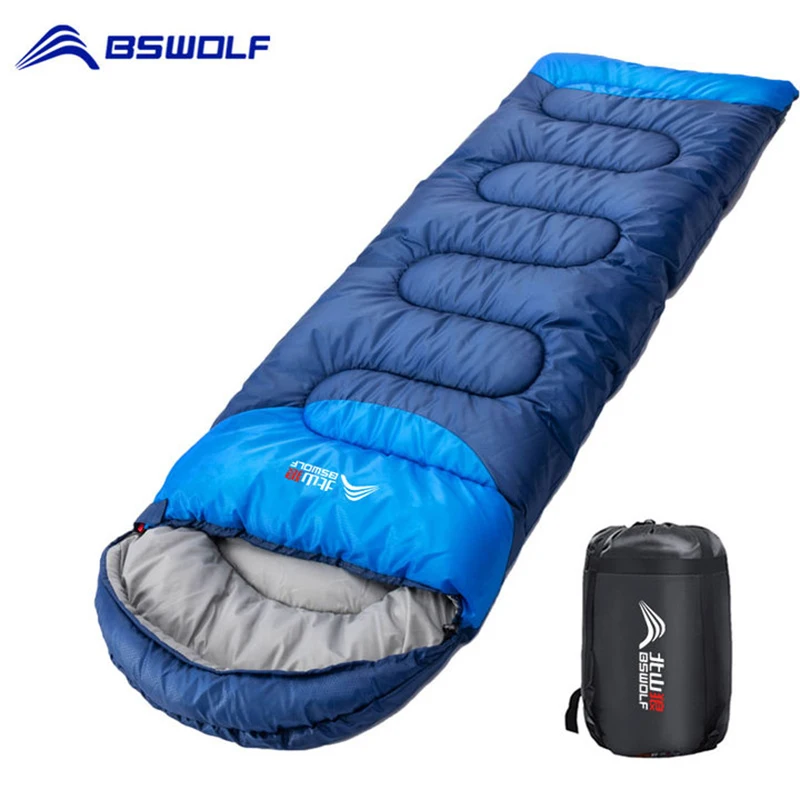 Bswolf Camping Sleeping Bag Ultralight Waterproof 4 Season Warm Envelope Backpacking Sleeping Bags For Outdoor Traveling Hiking - Sleeping Bags - AliExpress