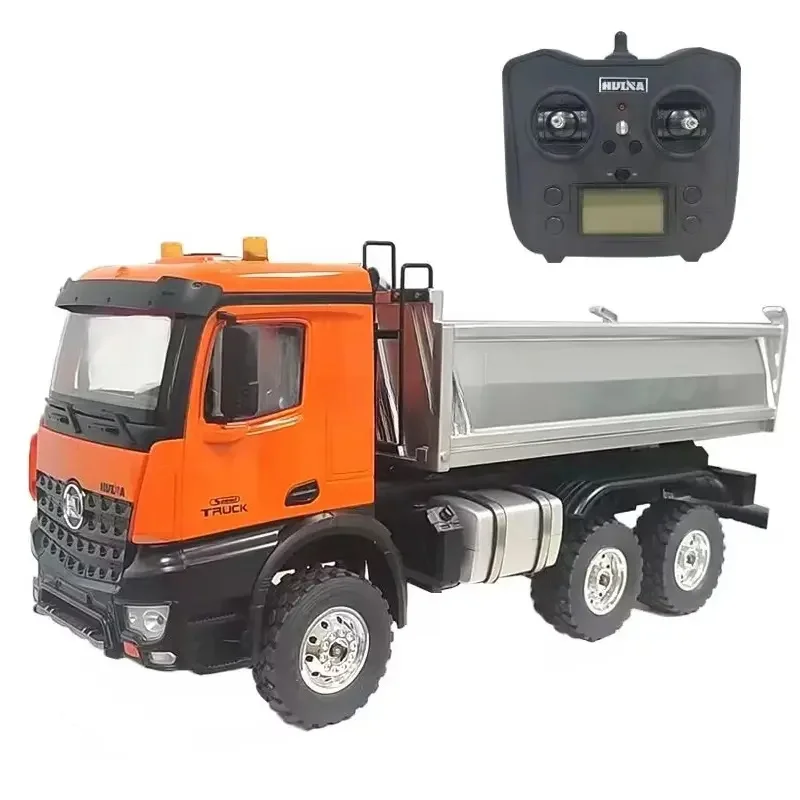 Huina 598 1:14  Full Scale Fourteen Channel 2.4g Alloy Dump Truck Engineering Transport Vehicle Adult Remote Control Toy Car 3
