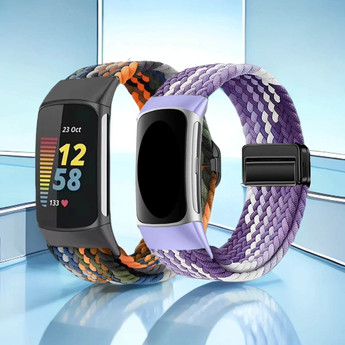 Nylon Woven Strap Set - Adjustable Replacement Wristbands