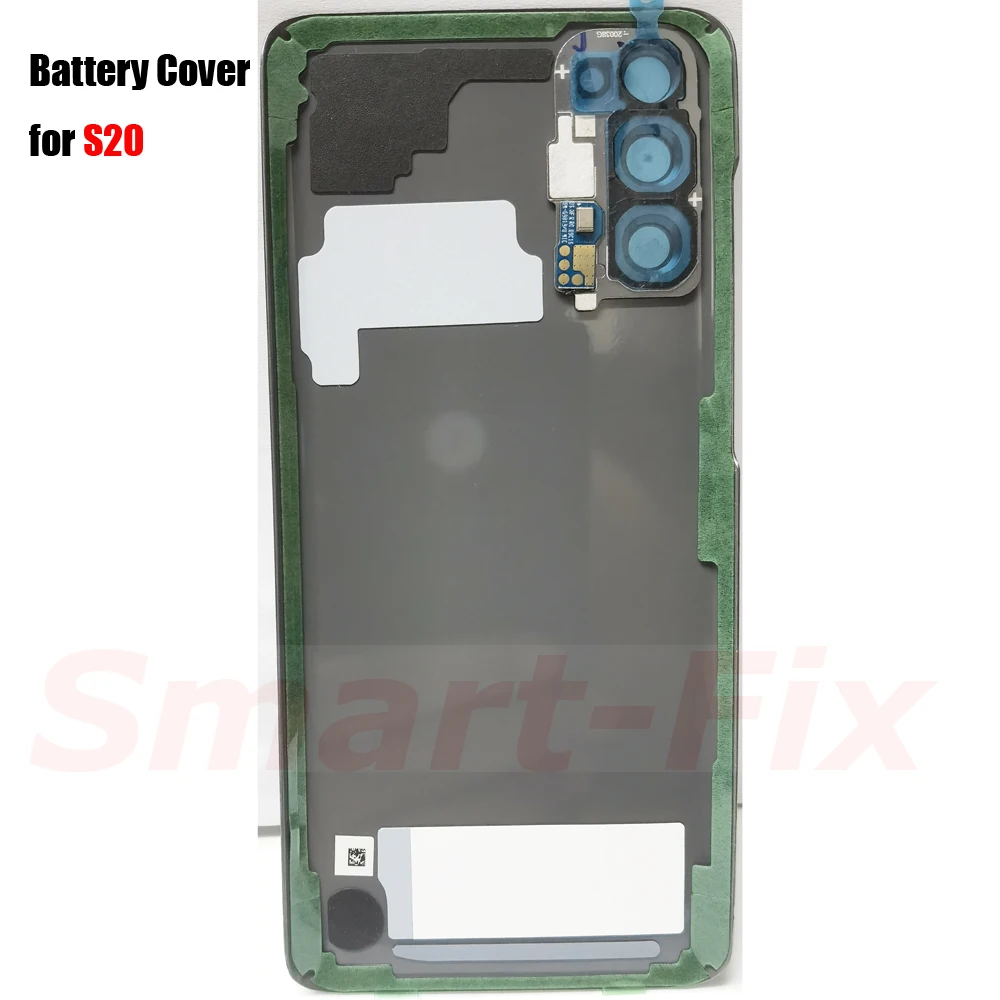 Premium Replacement Back Cover Case with Adhesive and Microphone for Smartphone Battery Housing