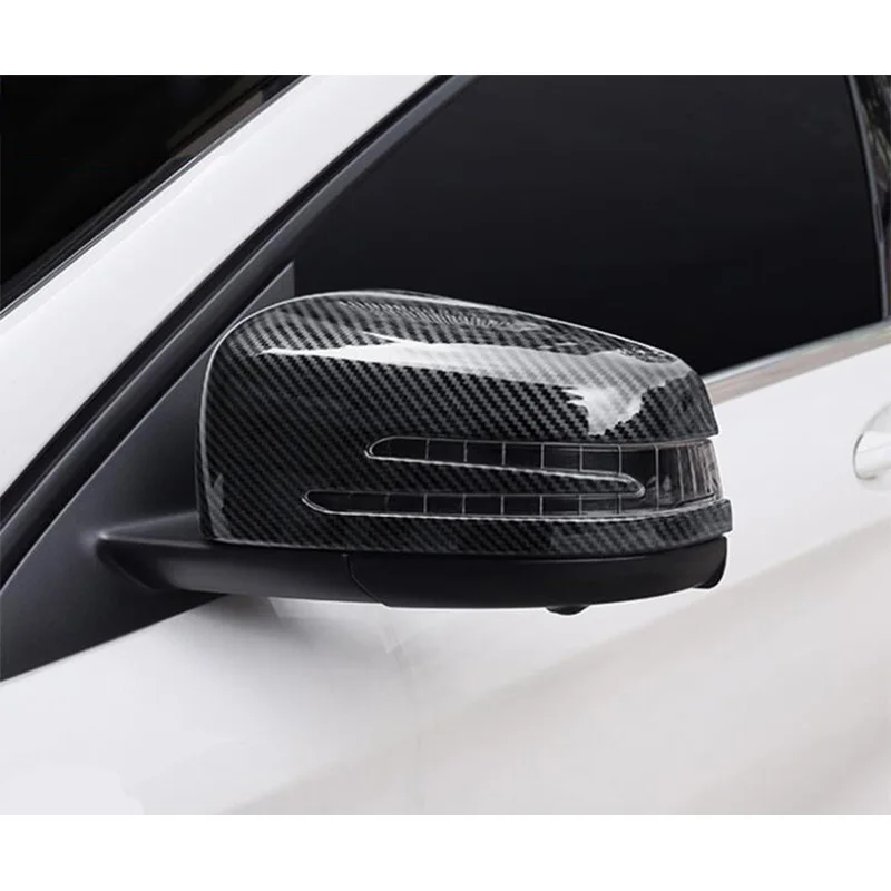 

For Mercedes-Benz ML GL GLE GLS Class W166 X166 2x Door Rear-view Mirror Side Mirror Wing Mirror Cover Trim Chrome