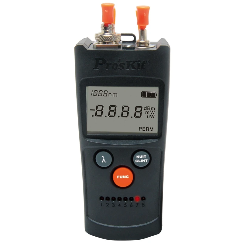 

Pro'sKit MT-7602-C Multi-Function Optical Fiber Power Meter 4 In 1 Cable Tester Optical Power Meter Fault Detector Cable Tester