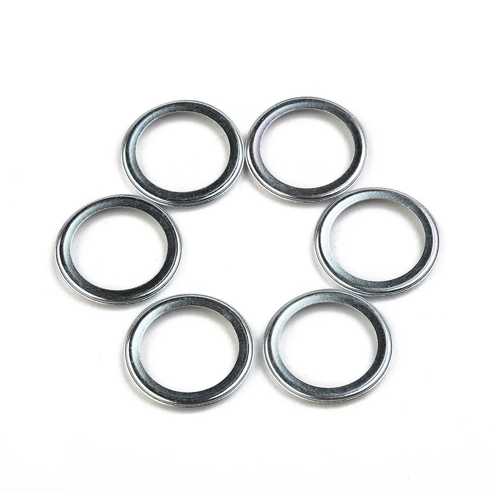Oil Drain Plug Crush Washer Gasket Set 6pcs 16mm For Crossre 2011-18 oil drain plug gasket oil drain plug seal washer sealing washers