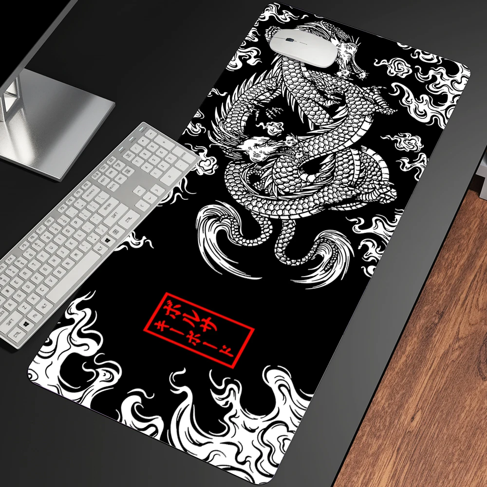 

Dragon Mat Mousepad Gamer Office Mat Mouse Pad Light Gaming Room Accessories Desk Mat Art Keyboard Mats 900x400 Mausepad Company