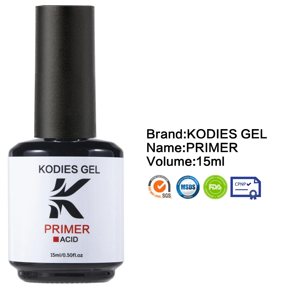 Description Picture 3 of itemKODIES GEL Nail Primer Base Gel Prep Dehydrator Fast Dry Strong Adhesion Base Coat Gel Polish Semi Permanent UV Manicure Bonder