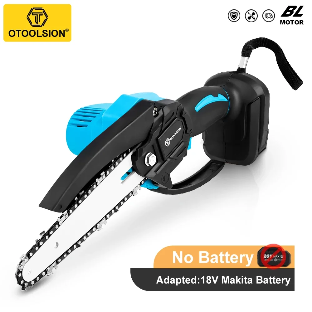6 Inch Brushless Rechargeable 3300RPM Mini Cordless Electric Pruning Saw Woodworking Tool for Makita 18V Battery mini chainsaw electric pruning shear