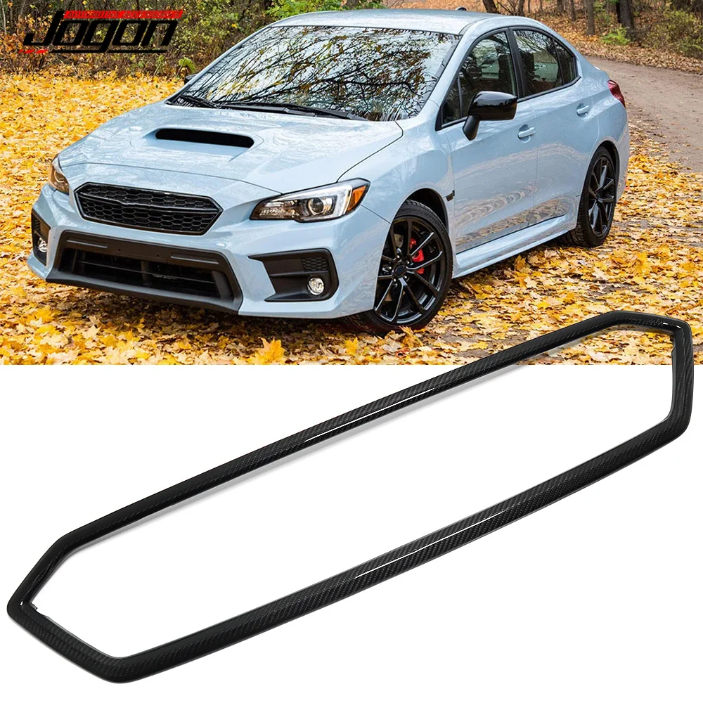 

100% Real Carbon Fiber Car Front Bumper Racing Grills For Subaru WRX VA STI 2018 2019 2020 2021 2022 2023 Exterior Accessories