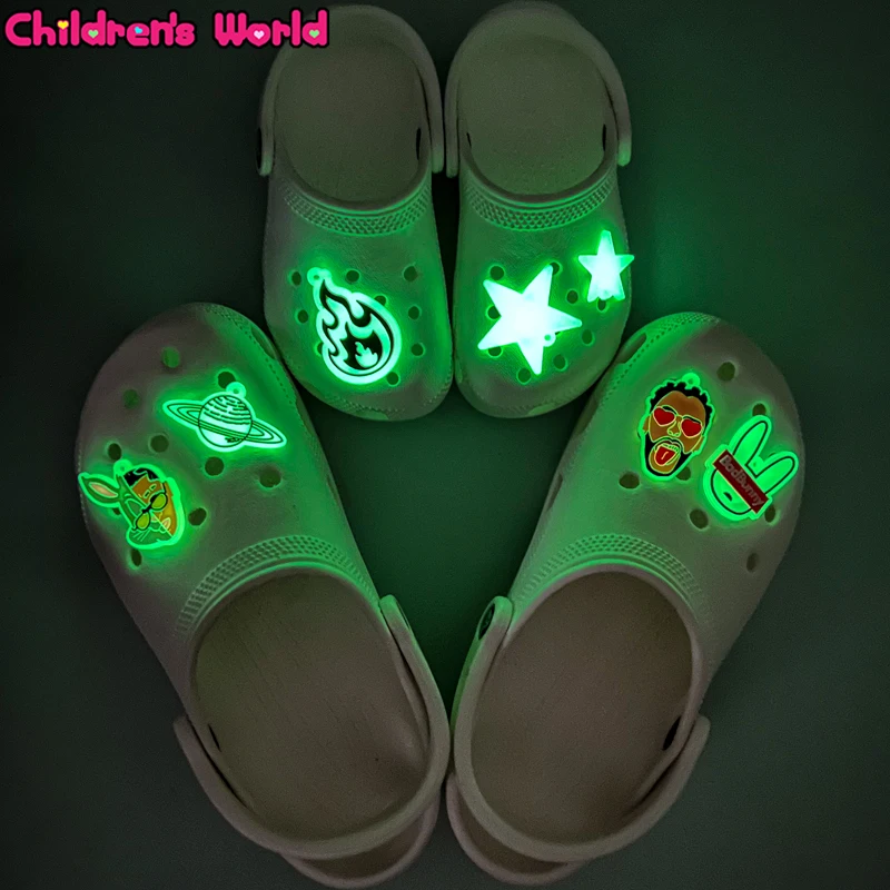 Croc Jibbitz 60PCS Not Random Cute Shoe Charms For Shoes, PVC Shoe