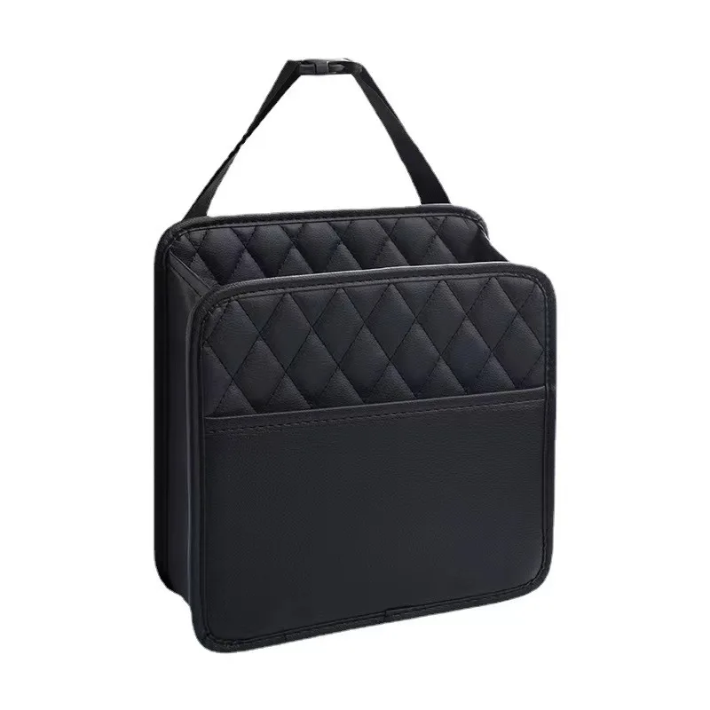 Large Storage Box Multifunctional Car Seat Storage Bag Leather Storage Bag Garbage Bag Storage Bag Suitable for Most Car Models