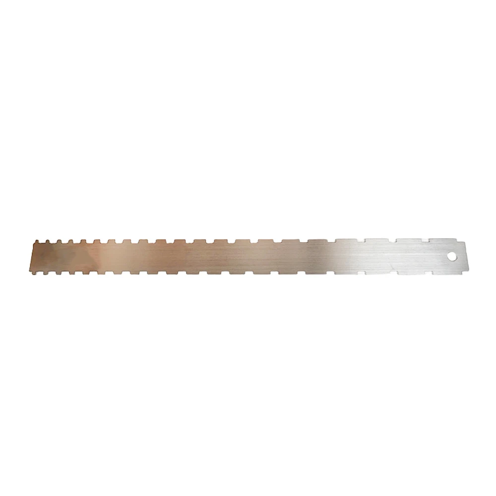 Precision Notched Straight Edge Gauge for Guitar Neck Alignment
