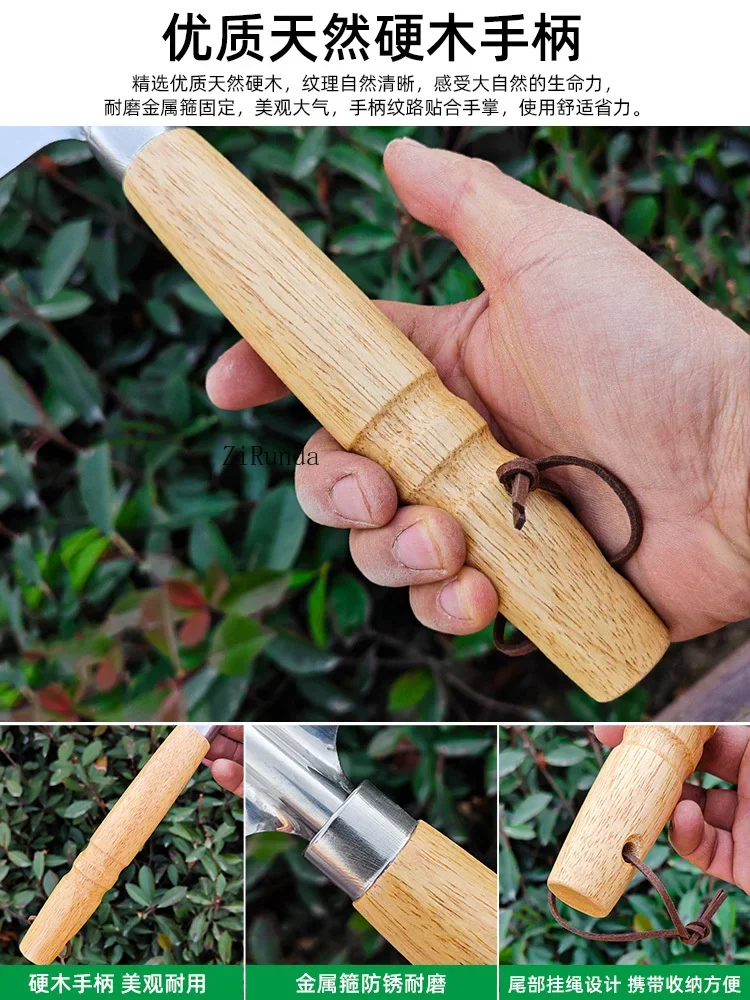 ~Small shovel Stainless steel spade Household gardening tools Plant flowers l vegetables Dig soil Dig wild vegetables Fishing