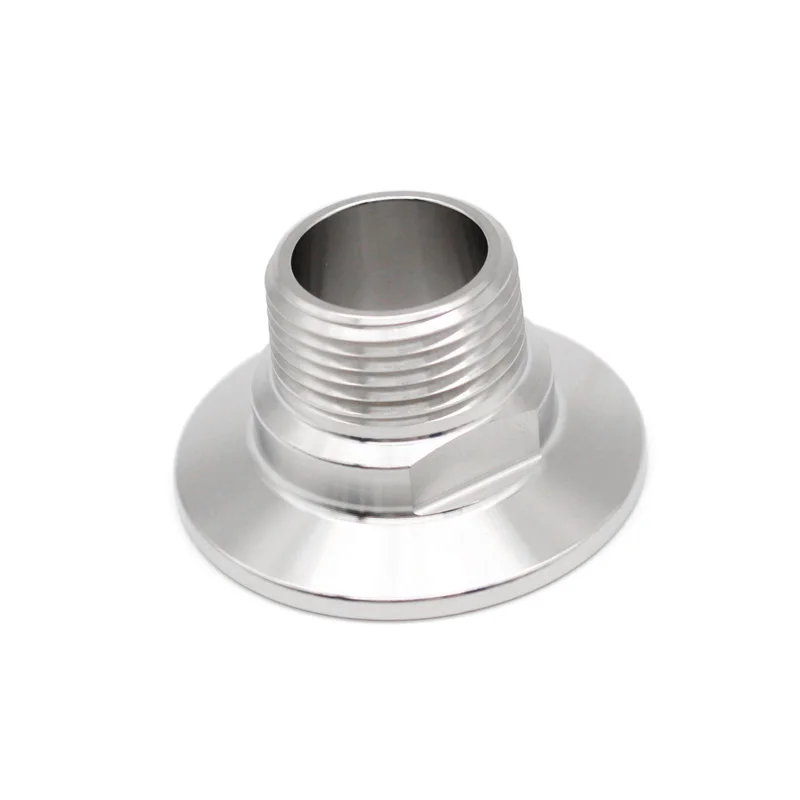 NPT Thread Adaptor Joint 1/4 1/2 3/4 1"SS304 Stainless Steel Sanitary Tri Clamp 25.4 50.5 64mm Male Female Pipe Fitting Homebrew