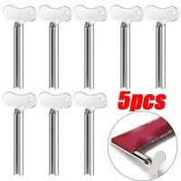 5/1pcs Stainless Steel Toothpaste Squeezer Facial Cleanser Toothpaste Dispenser Squeezer Tube Tools Metal Bathroom Accessories 1