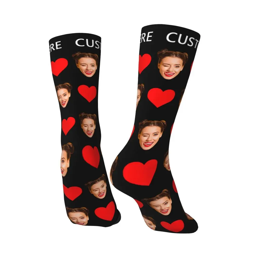 Personal Custom Avatar Printed Socks Cozy Sport Middle Tube Socks Cotton for Unisex Birthday Present 35 S298855cb27194839870519ab2559bbees