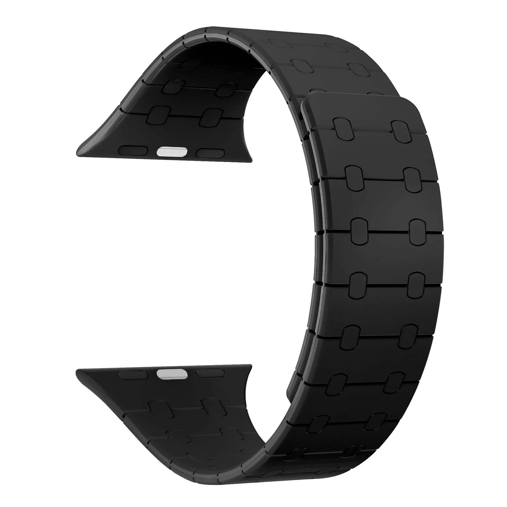 ตัวเลือกสินค้า สายซิลิโคนแม่เหล็ก Apple Watch รัดข้อมือ 42-49 มม. สีสดใส