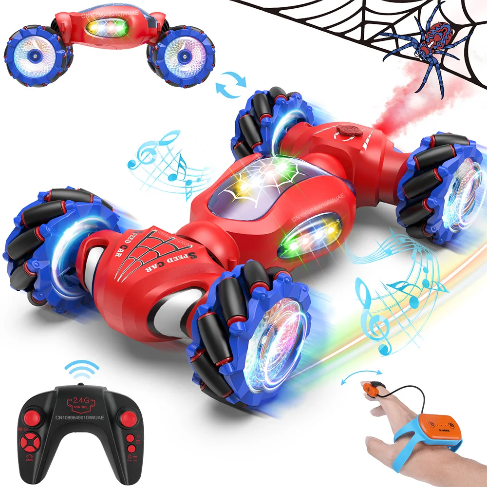 

RC Cars Watch Gesture Sensor Stunt Car 4 Wheels Radio Remote Control Twist Drift Vehicle Children for Birthday Christmas Gifts