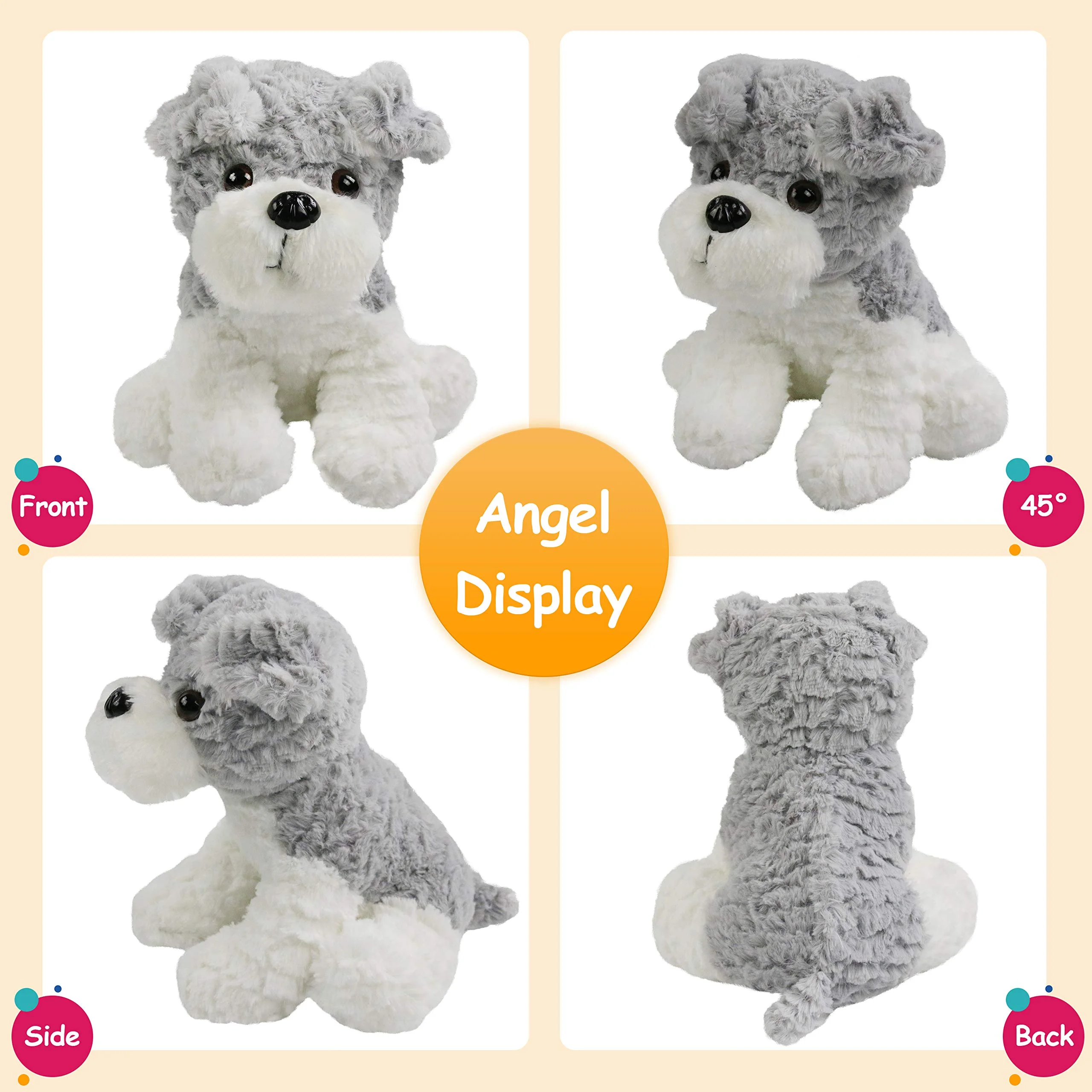 

Кукла-собака, мягкая игрушка, зеленая, фиолетовая, искусственная, мягкие плюшевые животные, колыбельные, музыкальная милая игрушка для девочек, подарки на день рождения