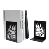 2pcs Anime One Piece Luffy Book Ends, Non-Slip Metal Book Ends Office Bookends for Fans Collection Organise Desktop Bookends 1
