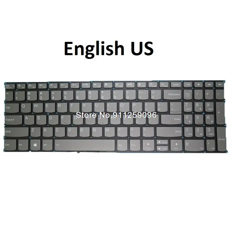 

Laptop Keyboard For Lenovo For Ideapad Flex 5-15ALC05 5-15IIL05 5-15ITL05 English US United Kingdom UK Italy IT With Backlit New