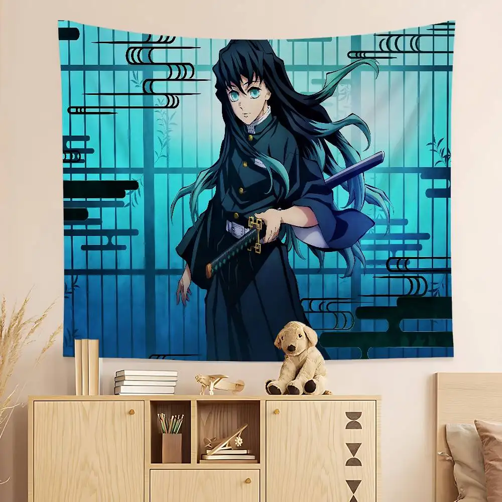 Muichiro Tokito Anime Tapestry - Sci-Fi Art