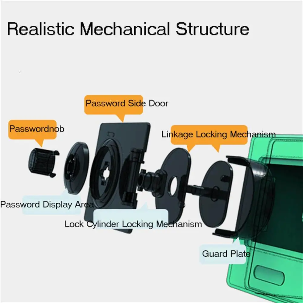 Rotate Password Piggy Bank  Combination Lock Mini Money Boxes Coin Saving Banknote Cash Piggy Deposit Safe Box Kids Gift