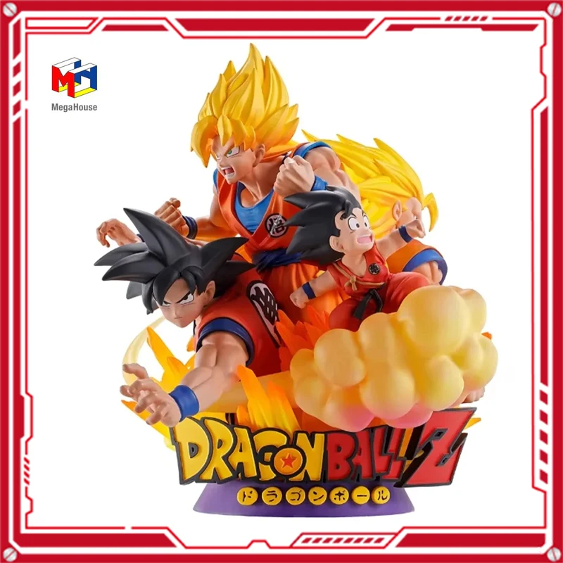 

В наличии Megahouse PETITRAMA DRAGON BALL Z Son Gokuu, новая оригинальная аниме-фигурка, модель для мальчиков, игрушка, экшн-фигурки, коллекционная кукла