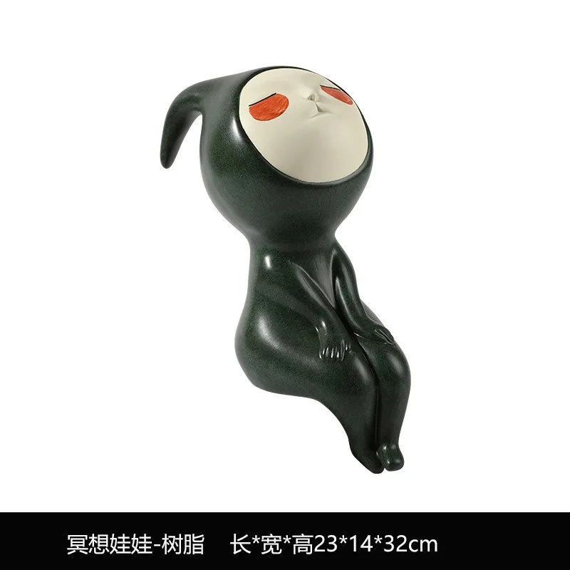 

Brand New Genuine Yoshitomo Nara Meditation Doll Designer Toy Anime Action Collectible Model Ornaments