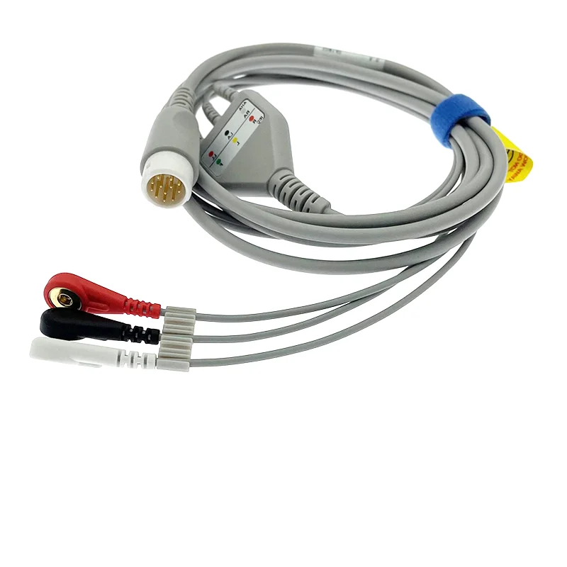 Compatible Philips VM4 VM6 MP20 MP30 MP50 12pin 3 leads ecg cable-S2988cb49c1354f2ead810f1a81a4b4d9l-MPOWC