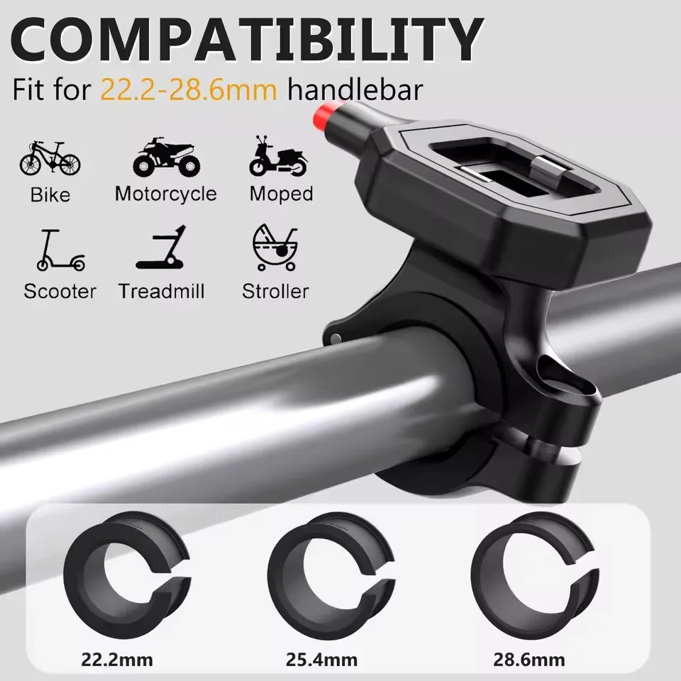 Waterproof ABS Motorcycle Phone Holder Bag Case