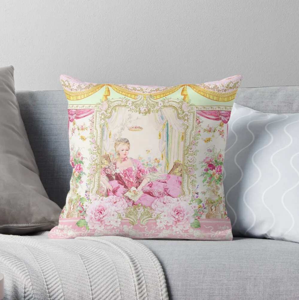 

Marie Antoinette Rococo splendour Throw Pillow Throw Pillow Throw Pillows Luxury Living Room Decorative Cushions